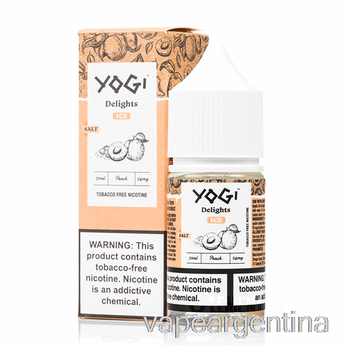 Sales Heladas De Durazno - Delicias Yogi - 30ml 50mg Vape Argentina